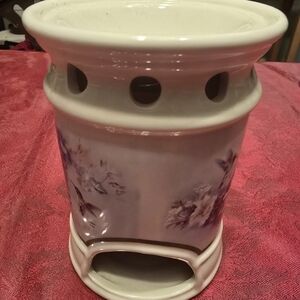 Floral Ceramic Candle Holder